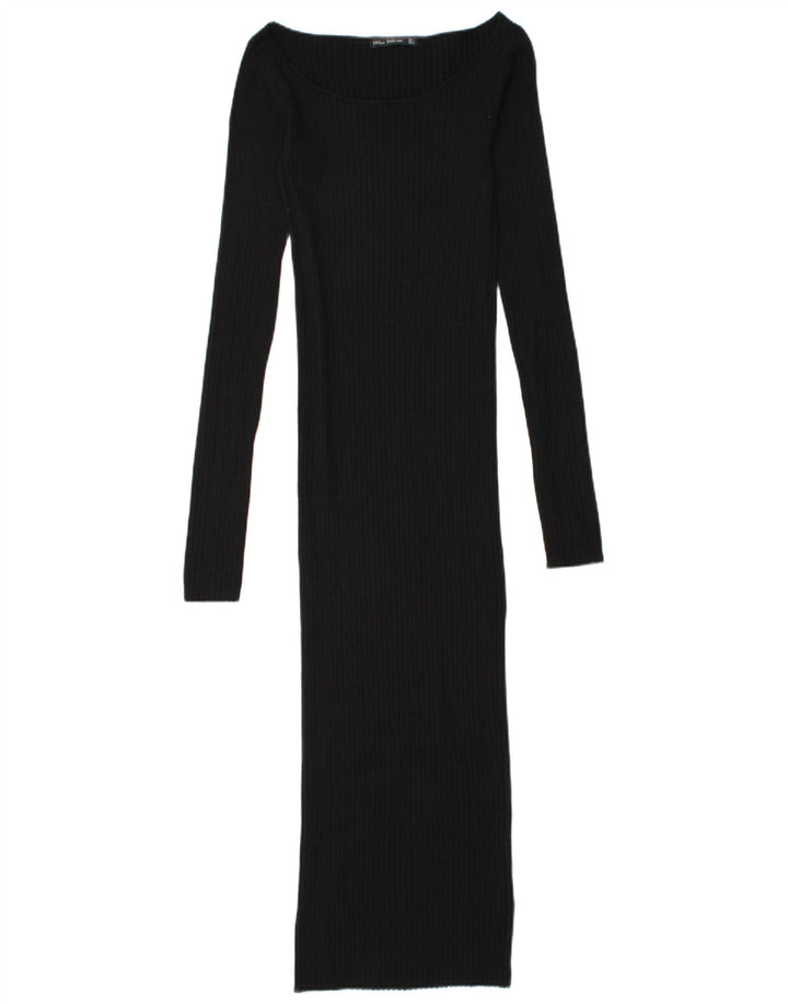 Zara Dame Jumper Dress UK 8 Small Black