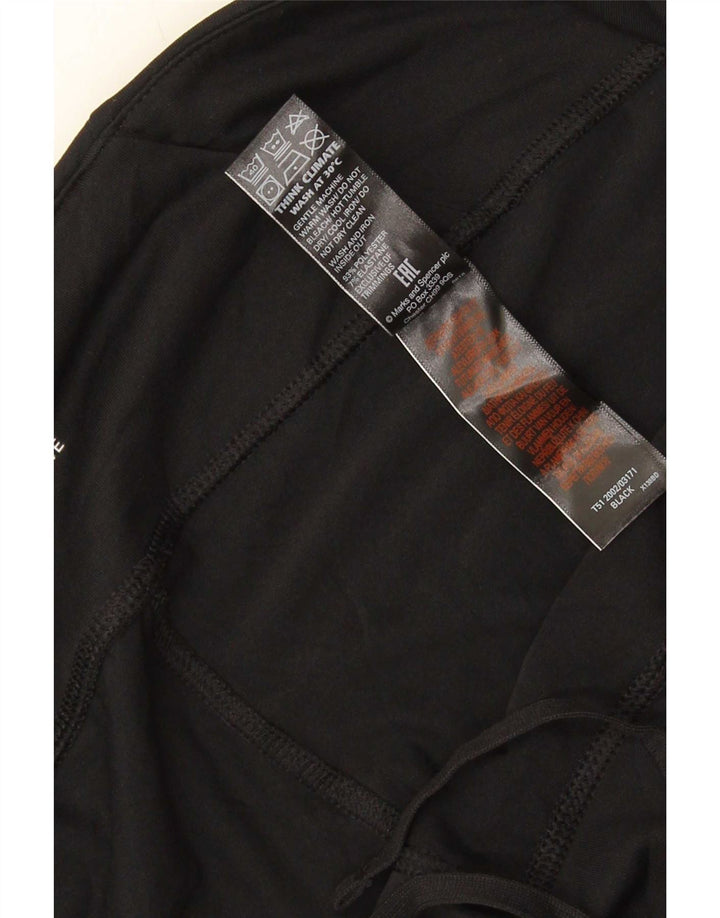 Marks & Spencer Dame Leggings UK 22 3XL Sort Polyester