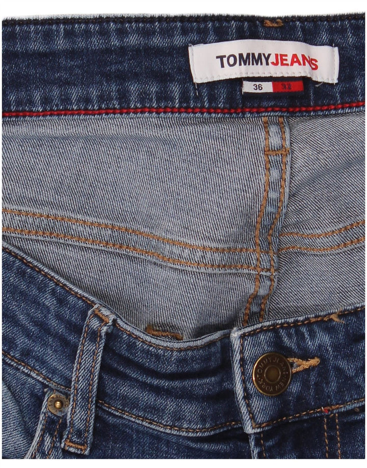 Tommy Hilfiger Herre Slim Jeans W36 L32 Blå