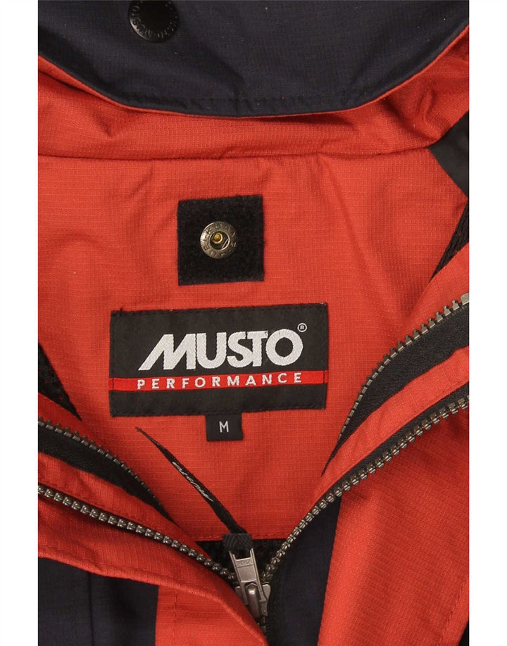 Musto Herre Performance Regnjakke med hætte UK 38 Medium Navy Blue Nylon