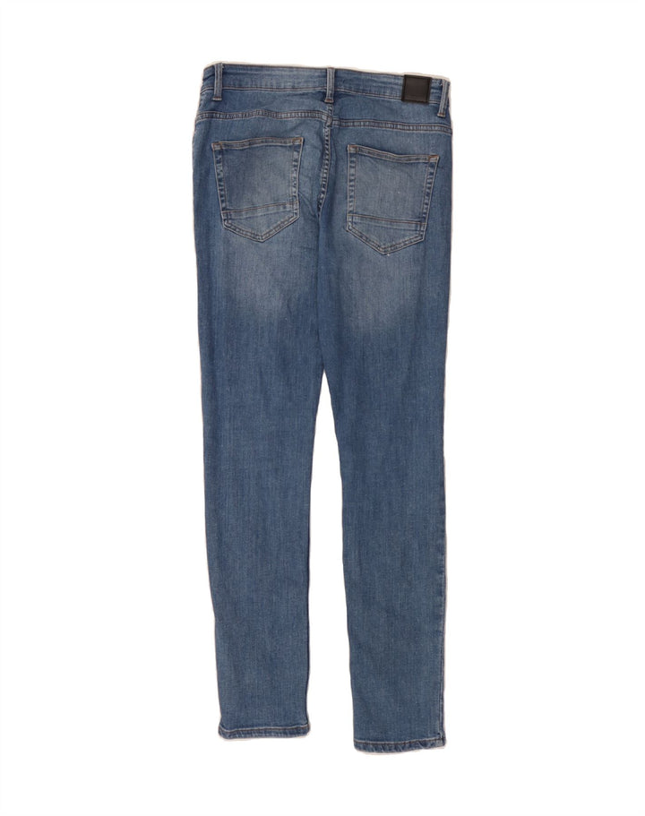 BENCH Mens Skinny Jeans W32 L30 Blue Cotton Vintage Bench and Second-Hand Bench from Messina Hembry 