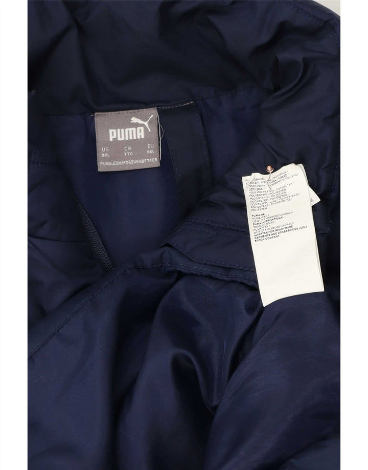 Puma Polstret Herrejakke UK 44 2XL Navy Blue Polyester