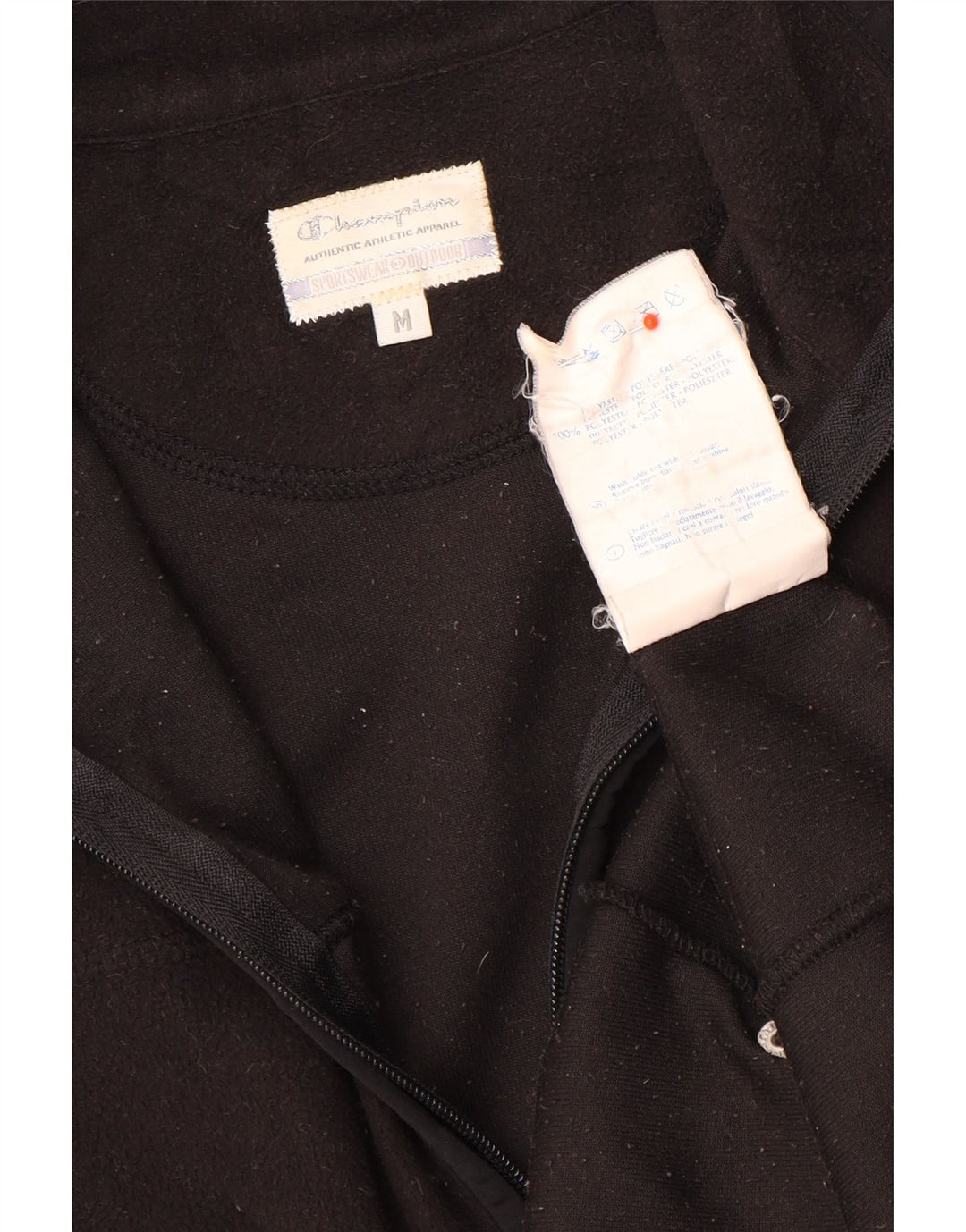 Champion Dame Fleecejakke UK 12 Medium Sort Polyester