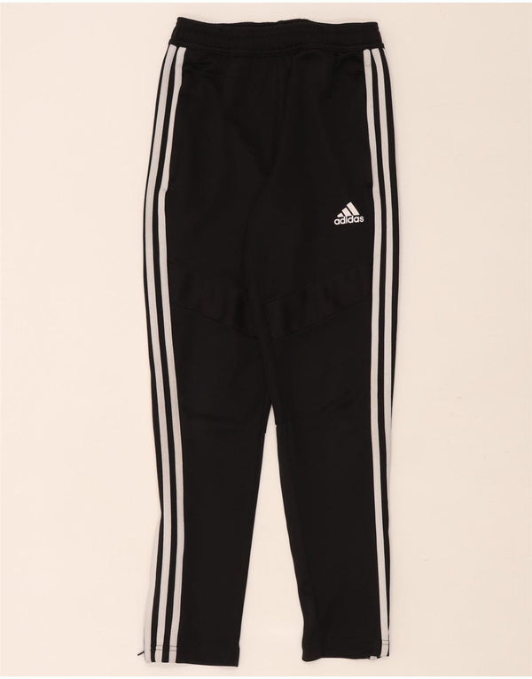 Adidas Boys Aeroready Tracksuit Bukser 11-12 år Sort Polyester