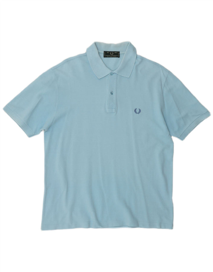 Fred Perry herre poloshirt Medium blå bomuld