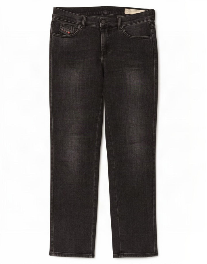 Diesel Dame D-Sandy Regular Straight Jeans W28 L30 Sort