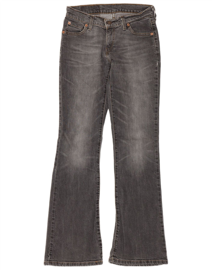 Levi's Womens 529 Curvy Bootcut Jeans W27 L32 Grå Bomuld