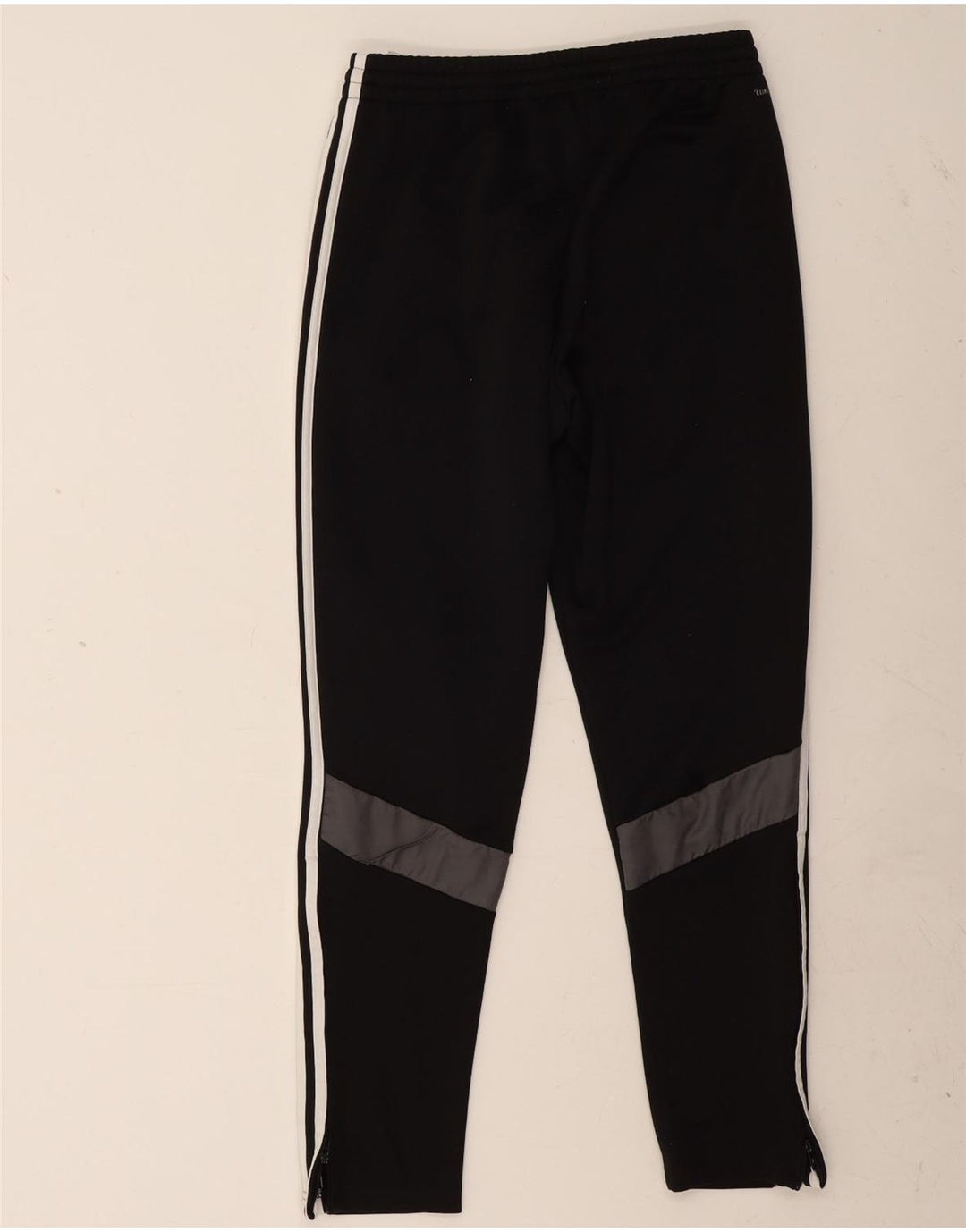 Adidas Træningsdragtsbukser til kvinder UK 12 Medium Sort Colourblock Polyester