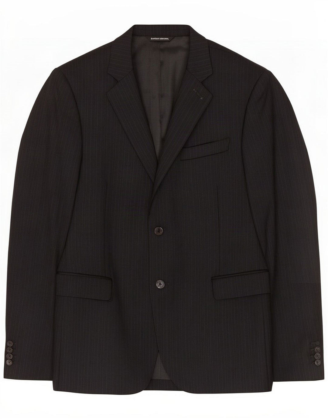Costume National Herre 2 Button Blazer Jacket IT 48 Medium Sort Stribet