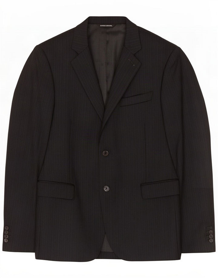 Costume National Herre 2 Button Blazer Jacket IT 48 Medium Sort Stribet