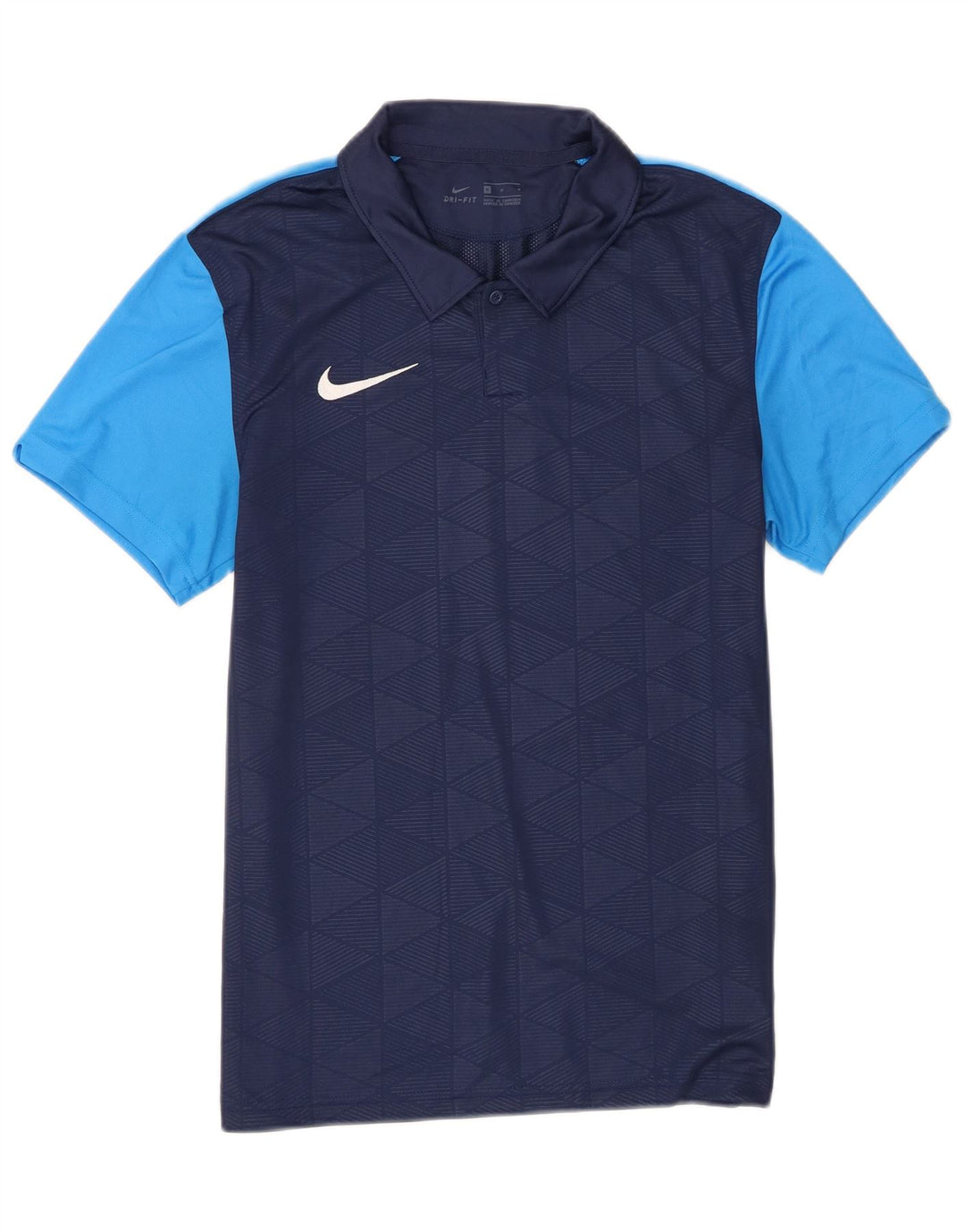 Nike Dri Fit poloshirt til mænd Medium marineblå Colourblock Polyester
