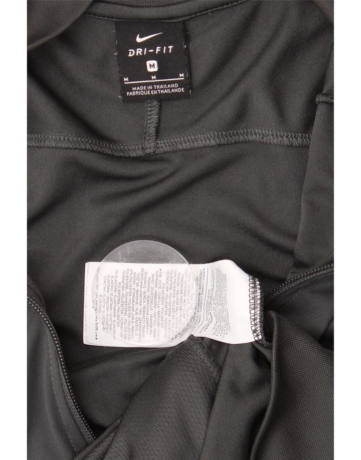 NIKE Mens Dri Fit Tracksuit Top Jacket Medium Black Colourblock Vintage Nike and Second-Hand Nike from Messina Hembry 