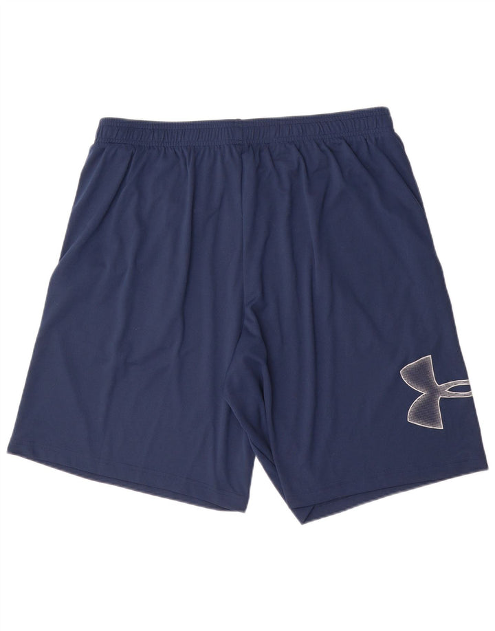 UNDER ARMOUR Herre grafiske sportsshorts XL marineblå polyester