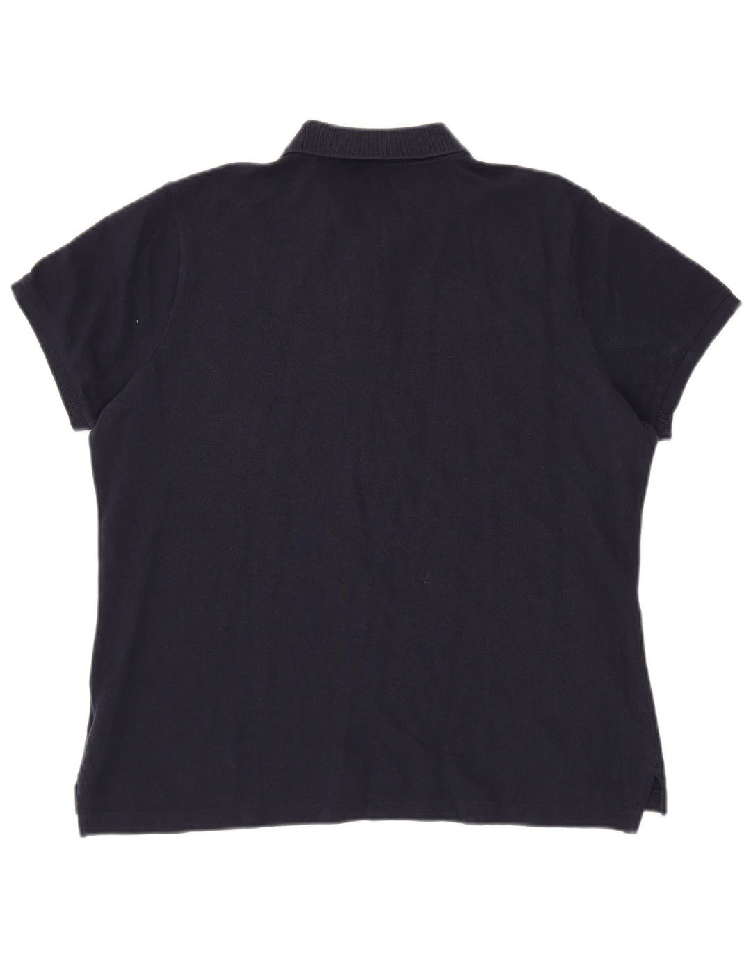 RALPH LAUREN Dame Skinny Polo Shirt UK 18 XL Marineblå Bomuld