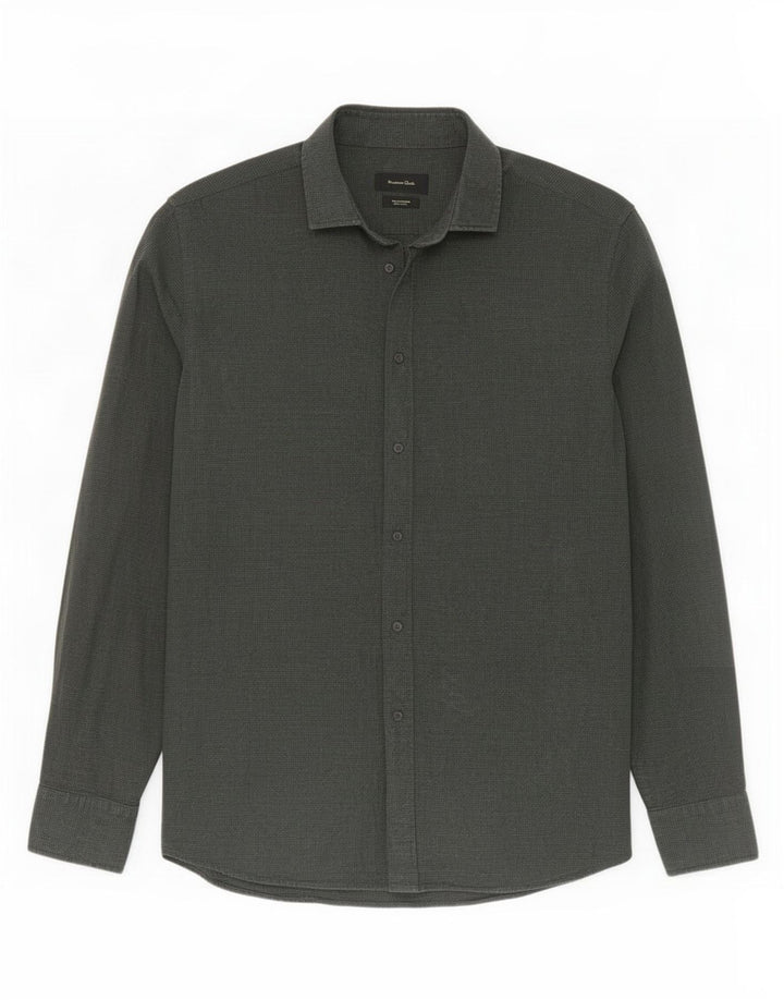 Massimo Dutti Herreskjorte Stor Grøn