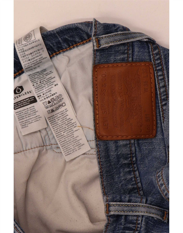 Levi's Herre 511 Slim Jeans W36 L32 Blå Bomuld