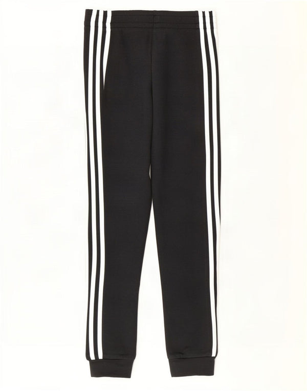 Adidas Drenge Træningsdragt Bukser Joggers 11-12 År Sort Bomuld
