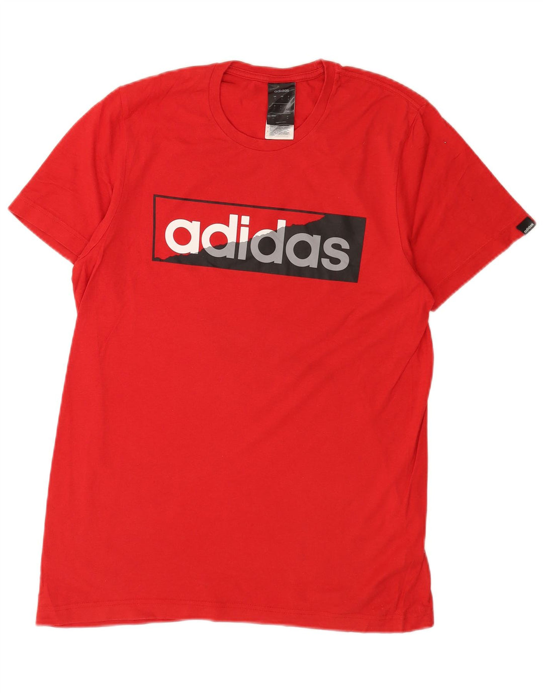 Adidas Herre grafisk T-shirt top lille rød bomuld