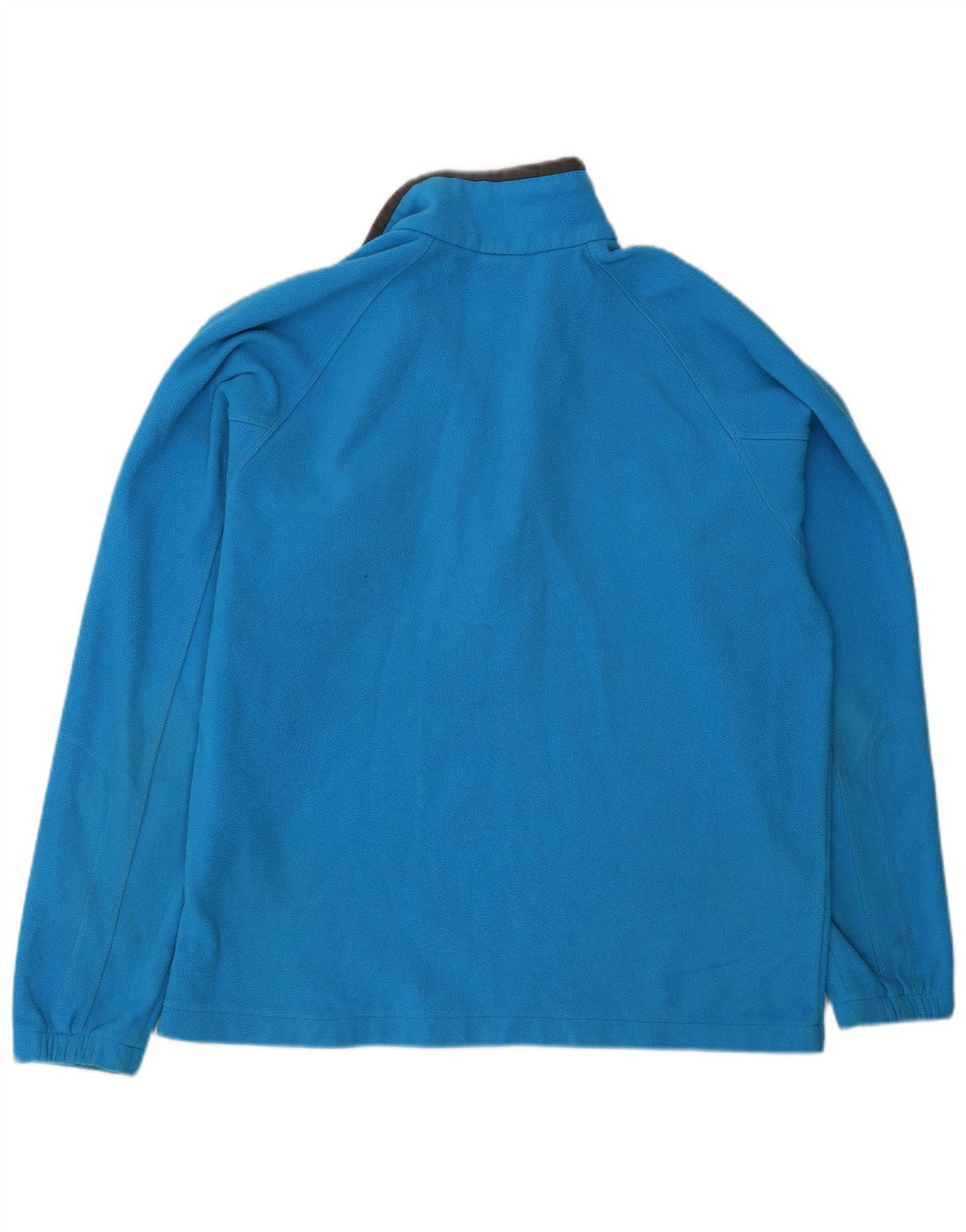 Columbia herre lynlås hals fleece jumper stor blå polyester