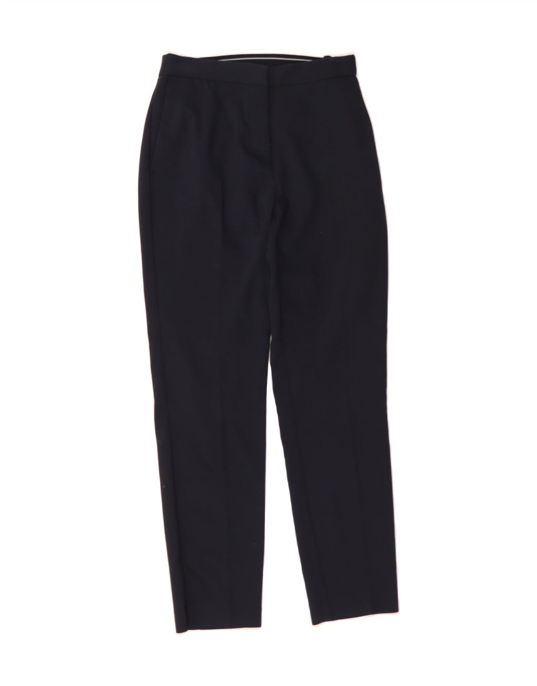 ZARA Womens Slim Chino Trousers Medium W28 L27 Navy Blue Cotton Vintage Zara and Second-Hand Zara from Messina Hembry 