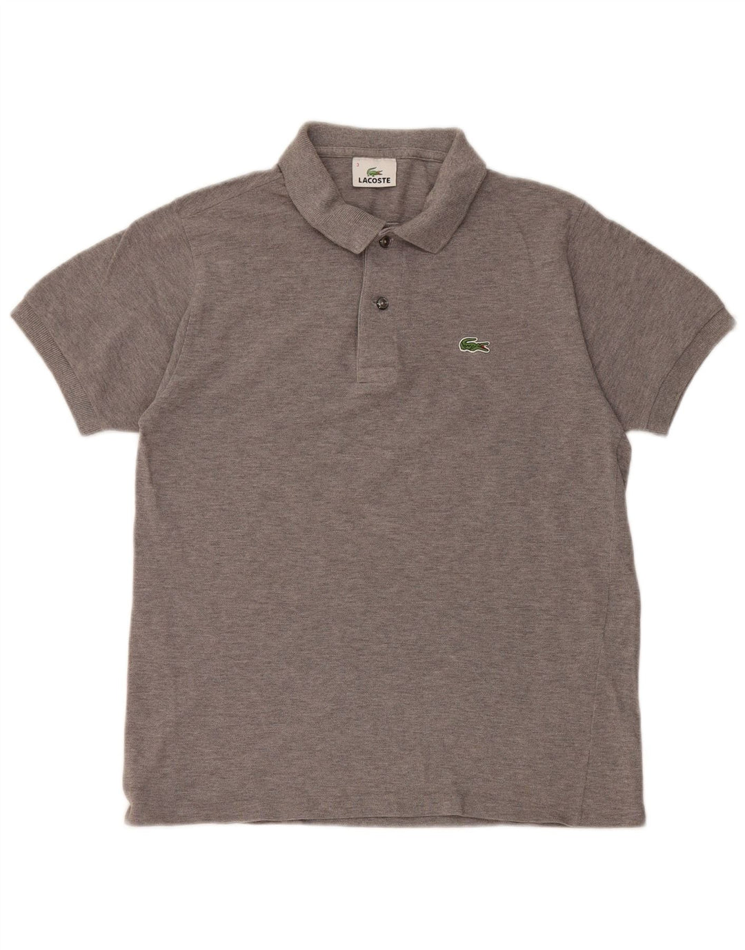Lacoste herre poloskjorte str. 3 Lille grå bomuld