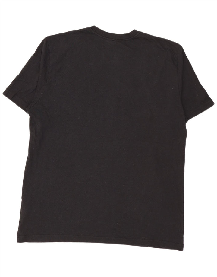Nike Herre Regular Fit Grafisk T-Shirt Top XL Sort Bomuld