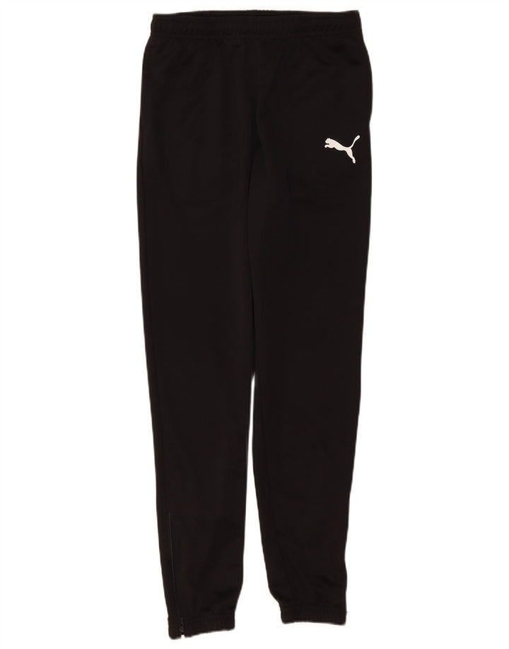 PUMA Træningsdragt til drenge Bukser Joggers 13-14 år Sort polyester