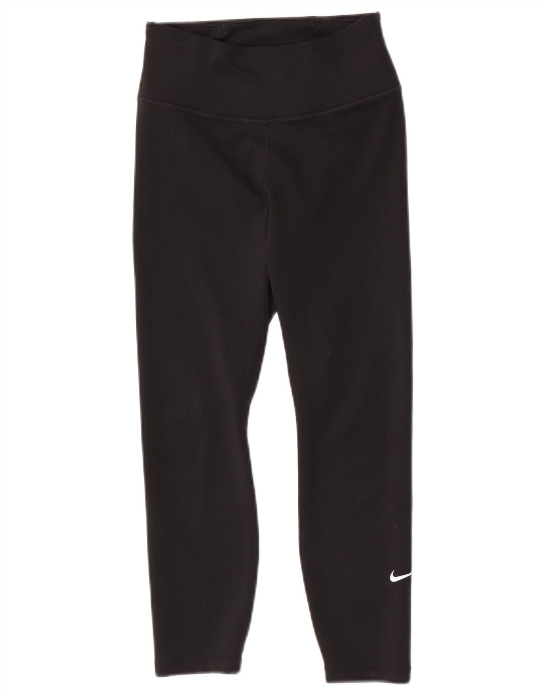 Nike Dame Dri Fit Crop Leggings UK 4 XS Sort