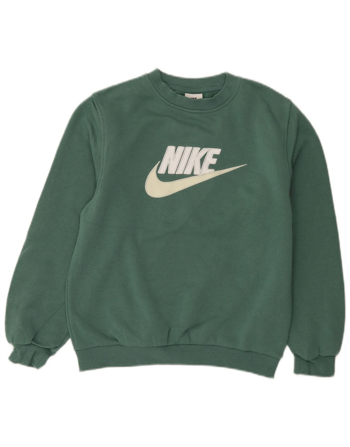 Nike Boys Graphic Sweatshirt Jumper 12-13 år Stor grøn bomuld