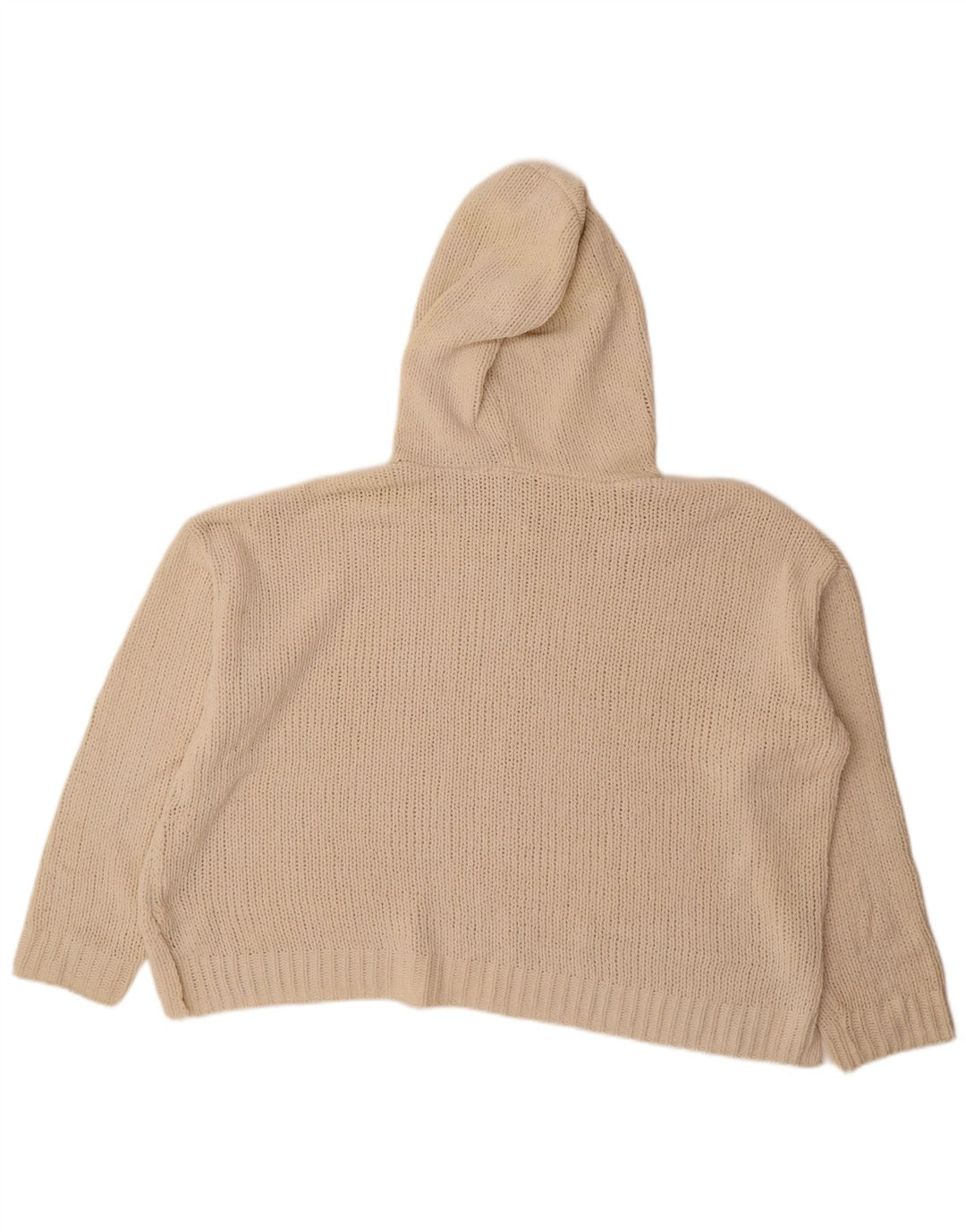 Roxy Dame hættetrøje oversize sweater UK 16 Large Off White Polyester