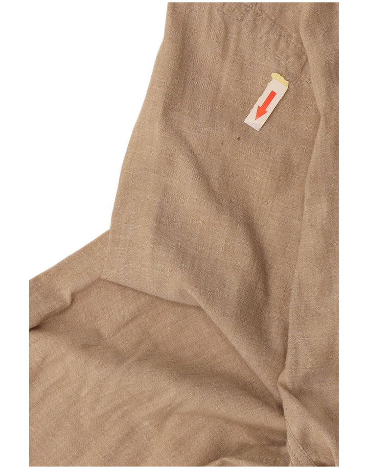 Kappa herreskjorte stor beige bomuld
