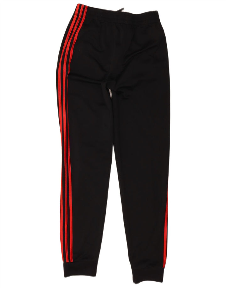 Adidas Drenge Træningsdragt Bukser Joggers 12-13 År Stor Sort Polyester