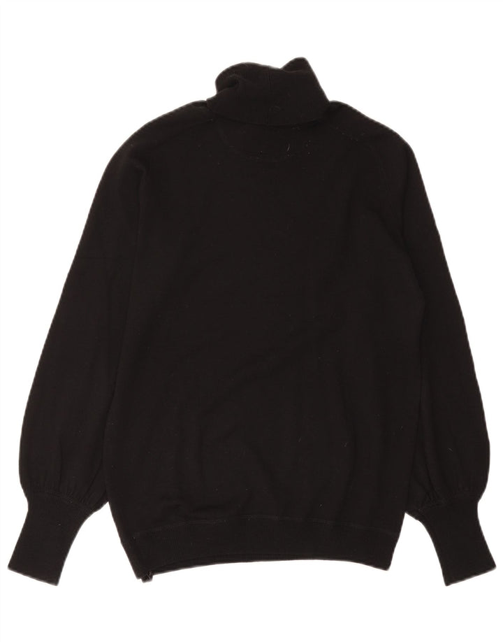 Zu Elements Dame Rullehals Sweater UK 12 Medium Sort