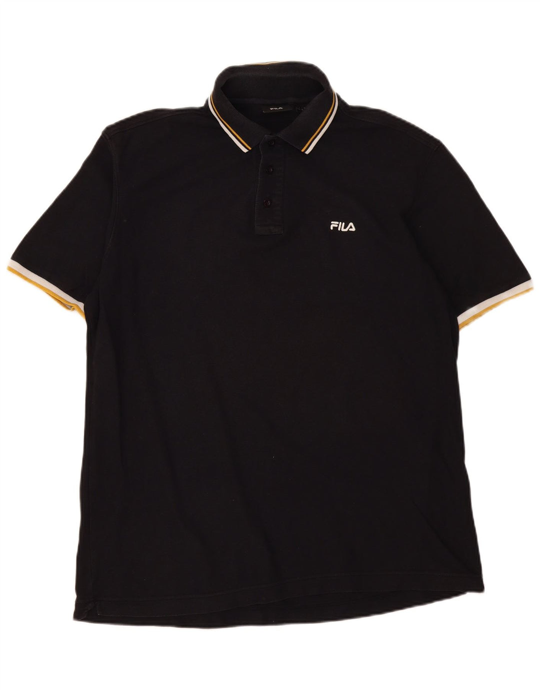 Fila Herre poloshirt XL Sort bomuld