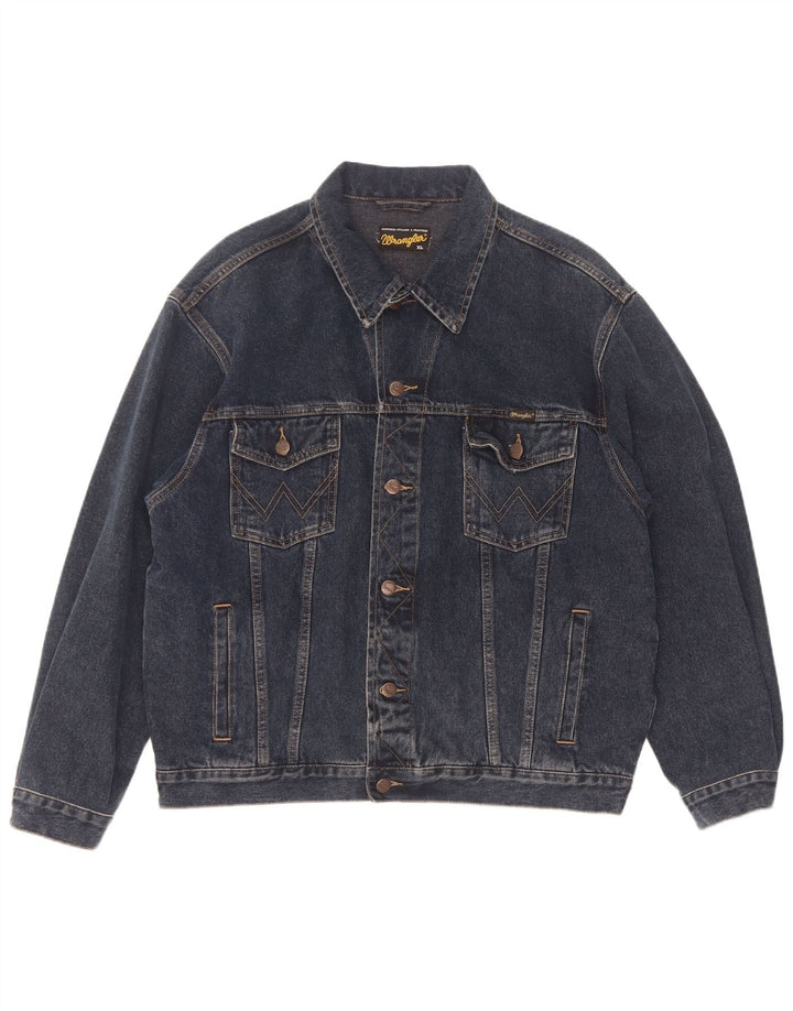 Wrangler Herre denimjakke UK 42 XL Blå Bomuld