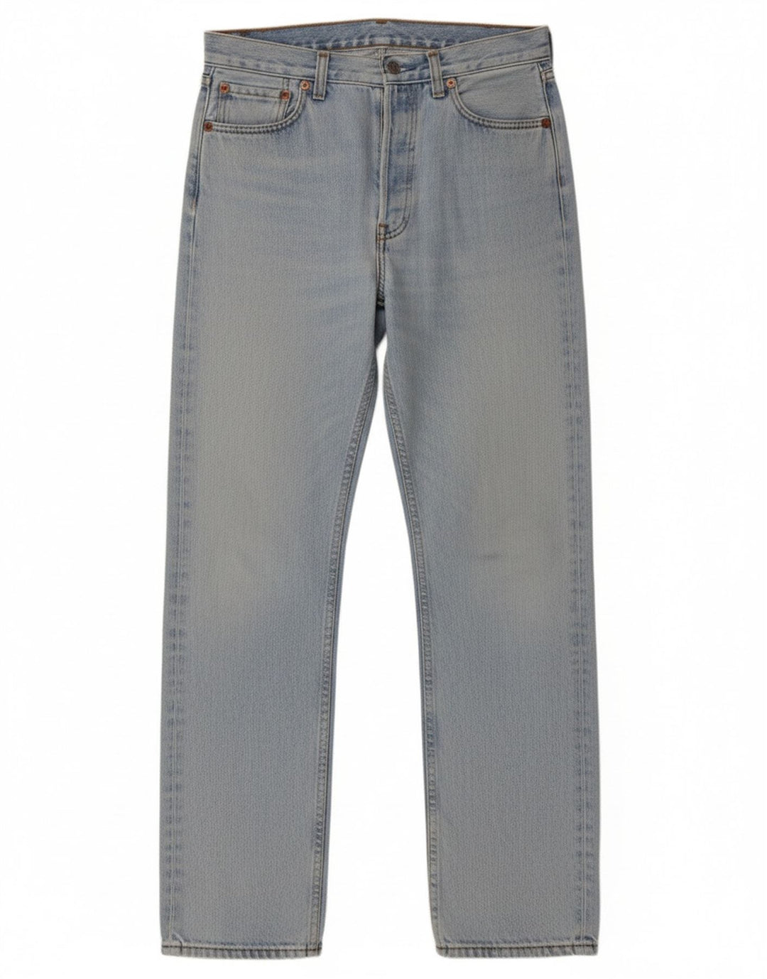 Levi's Herre 501 Straight Jeans W29 L32 Blå