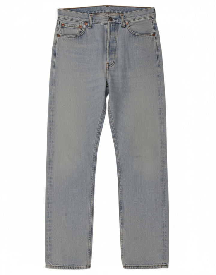 Levi's Herre 501 Straight Jeans W29 L32 Blå