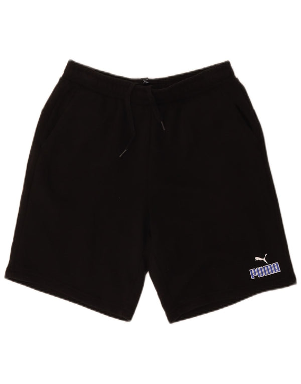 Puma Boys Sports Shorts 15-16 år Sort Bomuld