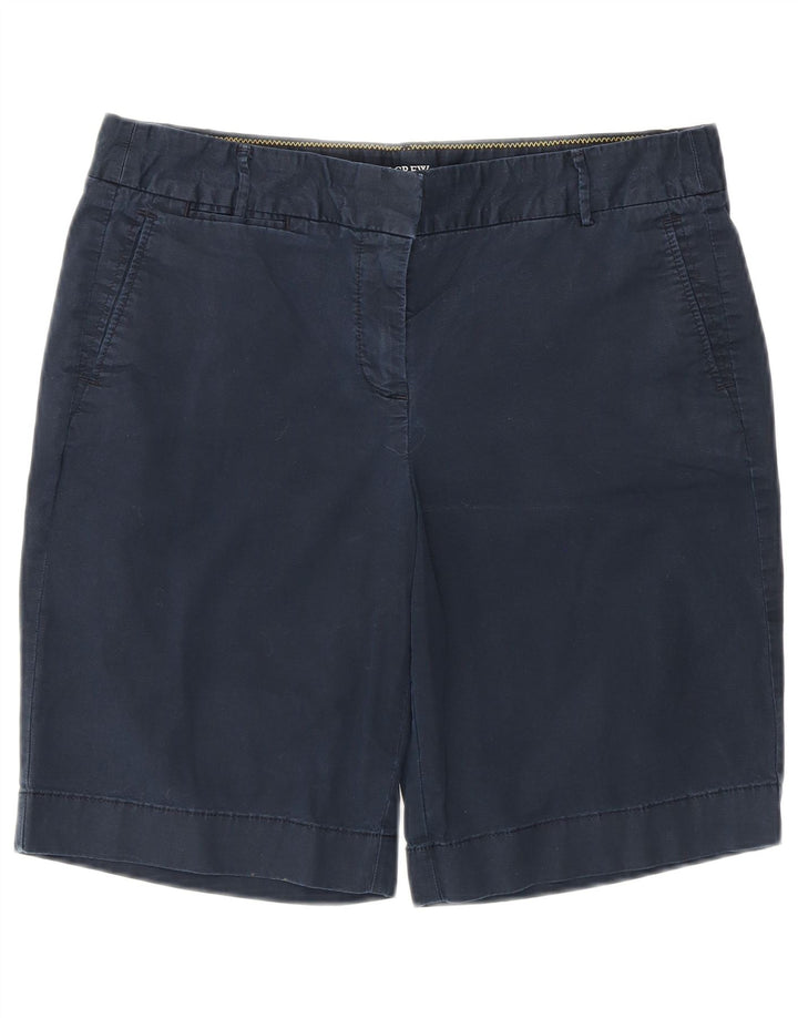 J. CREW Chino Shorts til kvinder US 6 Medium W32 Marineblå Bomuld