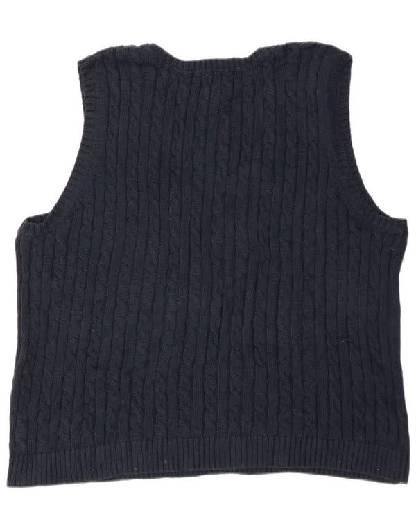 L.L.Bean herrevest tanktop 3XL marineblå bomuld