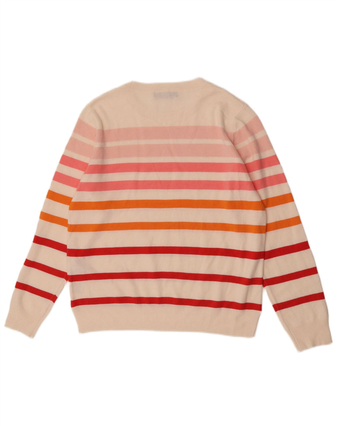 Marks & Spencer Dame Boat Neck Jumper Sweater UK 14 Medium Off White