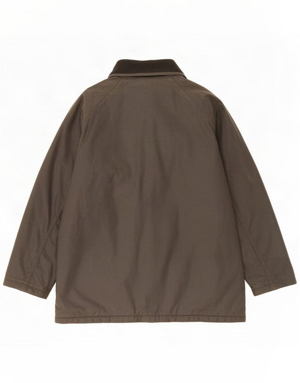 Vintage Vokset bomuldsjakke til mænd UK 44 2XL Grå