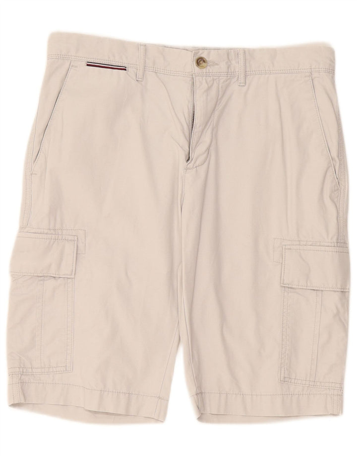 TOMMY HILFIGER Cargo Shorts til mænd W31 mellemgrå bomuld