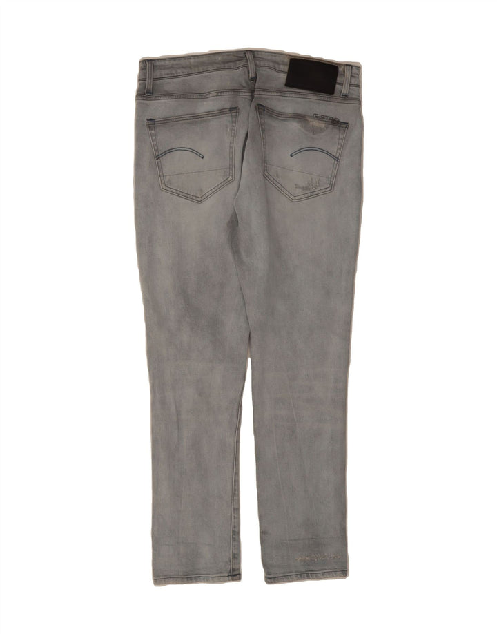 G-STAR Mens Distressed Slim Jeans W31 L30 Grey Cotton Vintage G-Star and Second-Hand G-Star from Messina Hembry 