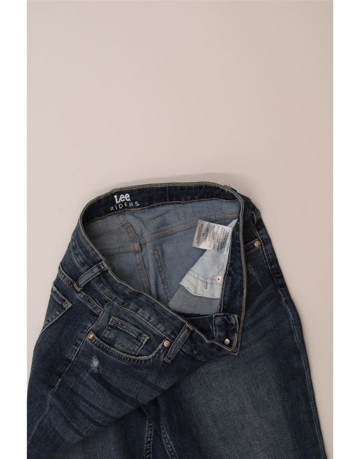 LEE Womens Riders Straight Jeans US 6 Medium W30 L25 Navy Blue Cotton Vintage Lee and Second-Hand Lee from Messina Hembry 