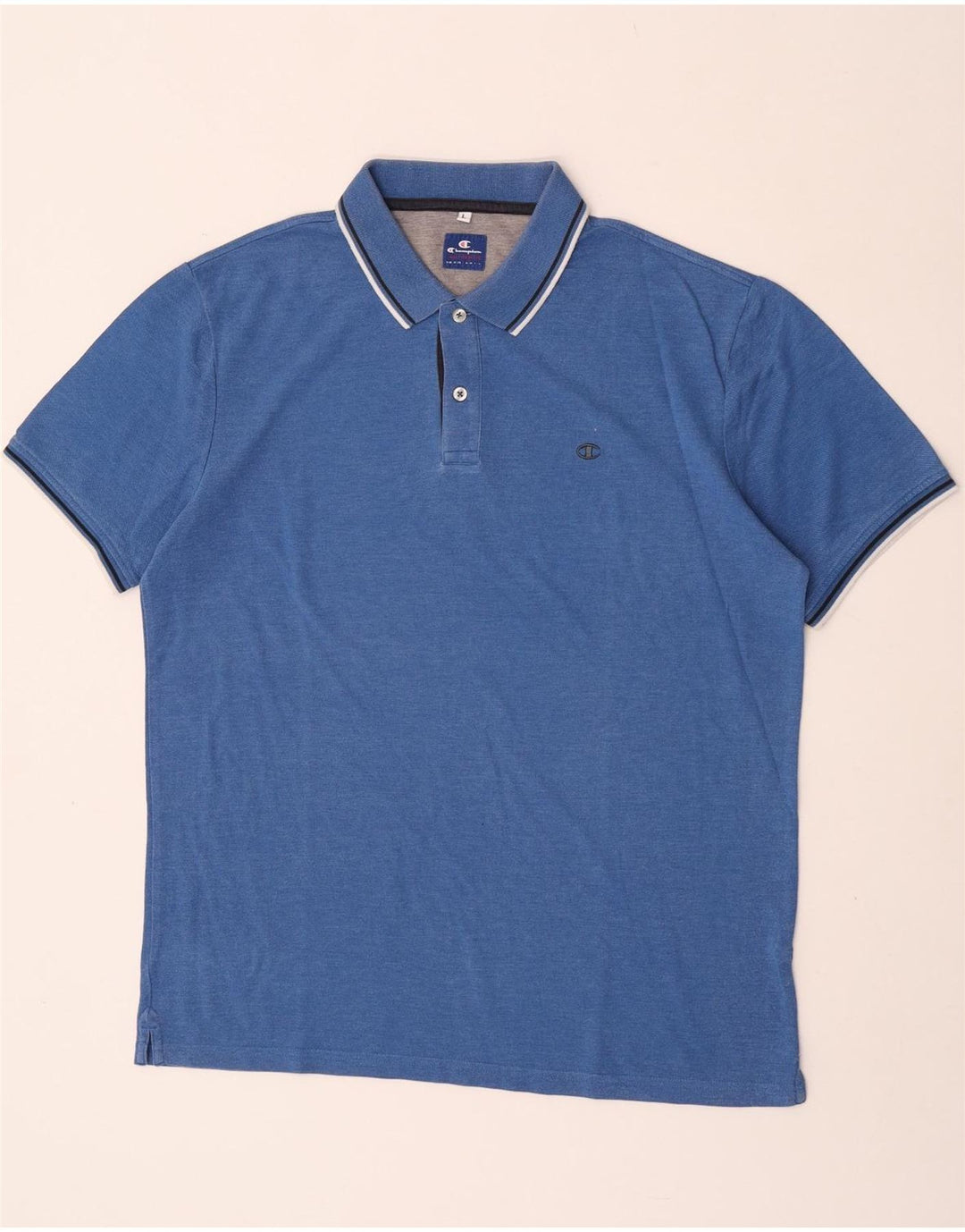 CHAMPION Poloshirt til mænd Stor blå stribet