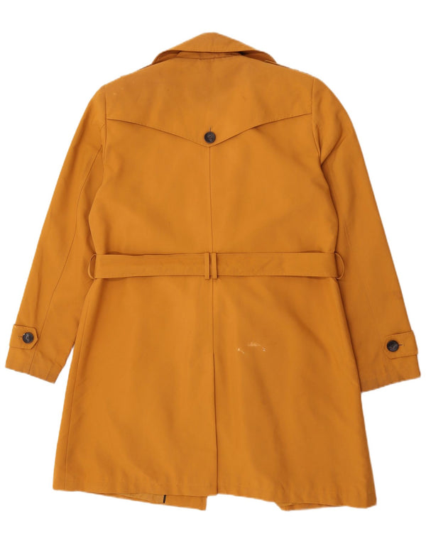 Marks & Spencer Trench Coat til mænd UK 16 Large Orange Polyester