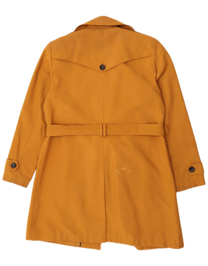 Marks & Spencer Trench Coat til mænd UK 16 Large Orange Polyester