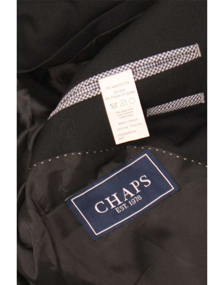 Chaps Herre 2-knaps blazerjakke UK 42 XL Sort Uld