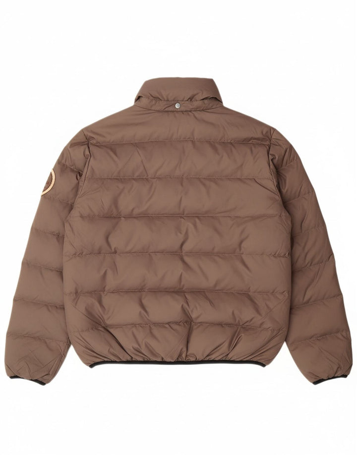 BREACH Mens Padded Jacket UK 44 2XL Brown Polyester